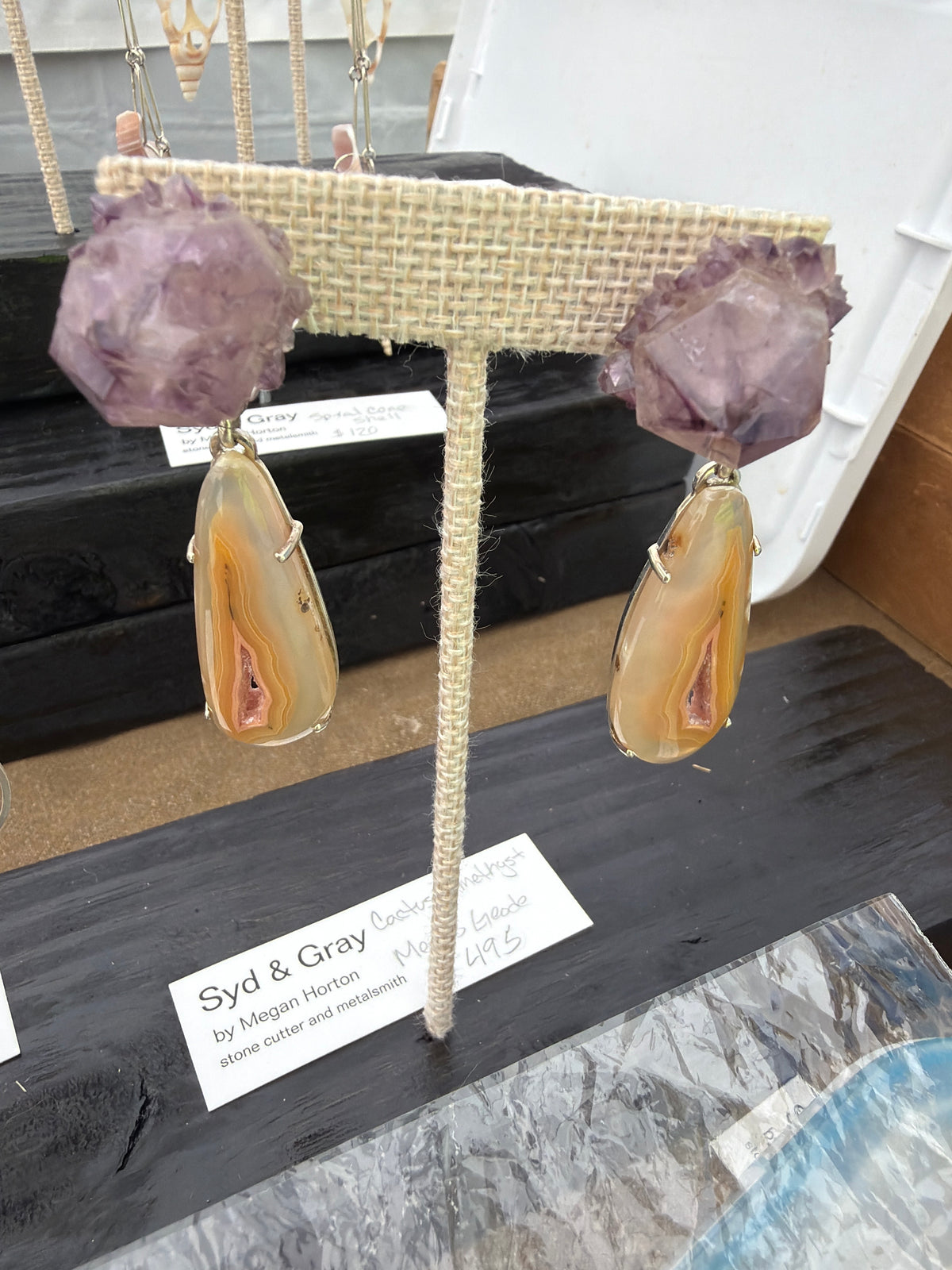 Cactus amethyst + Mexico geode