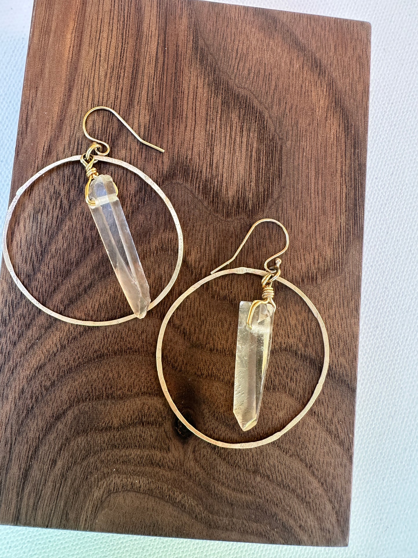 Quartz point hoops