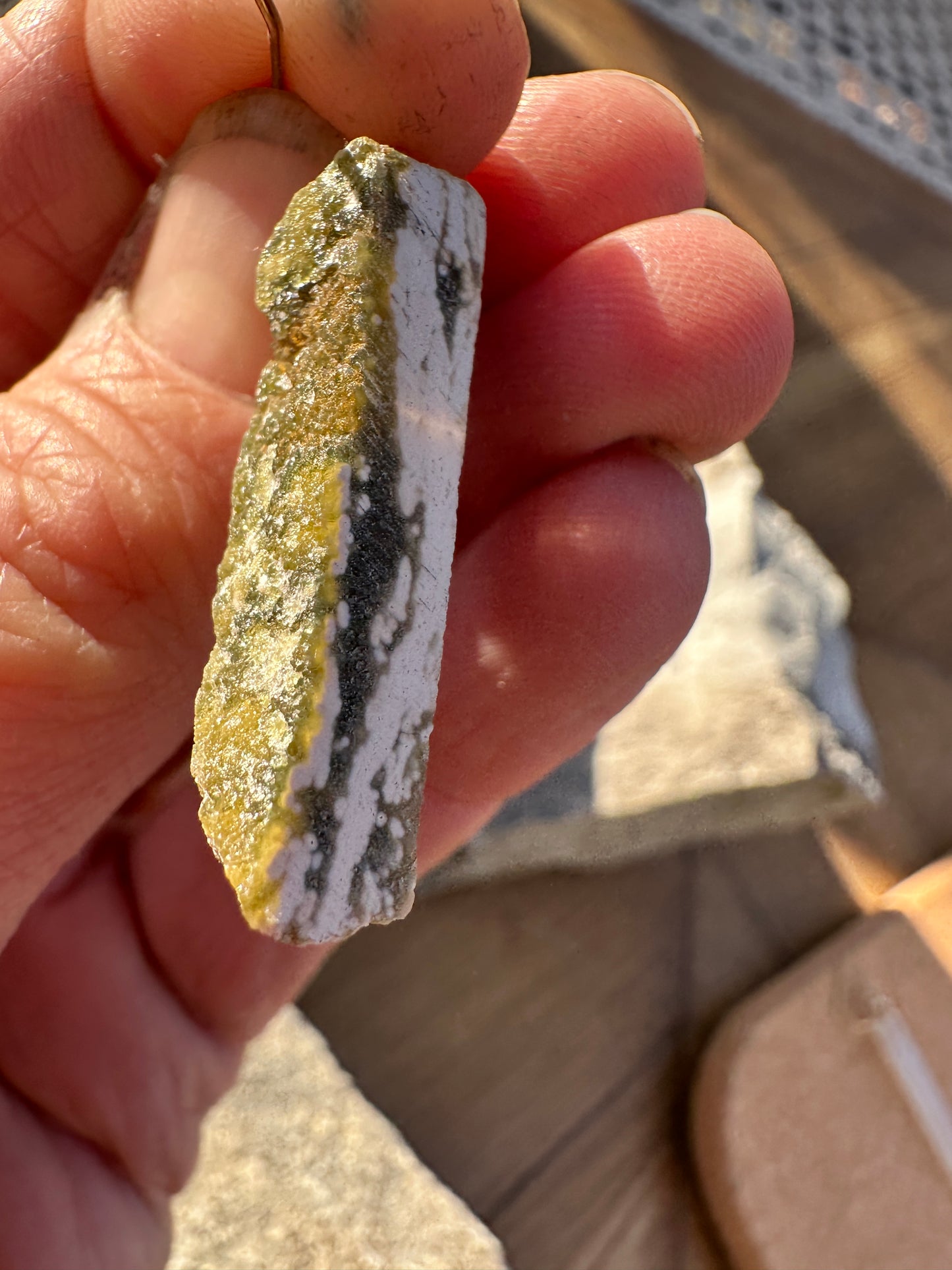 Ocean Jasper earring - single