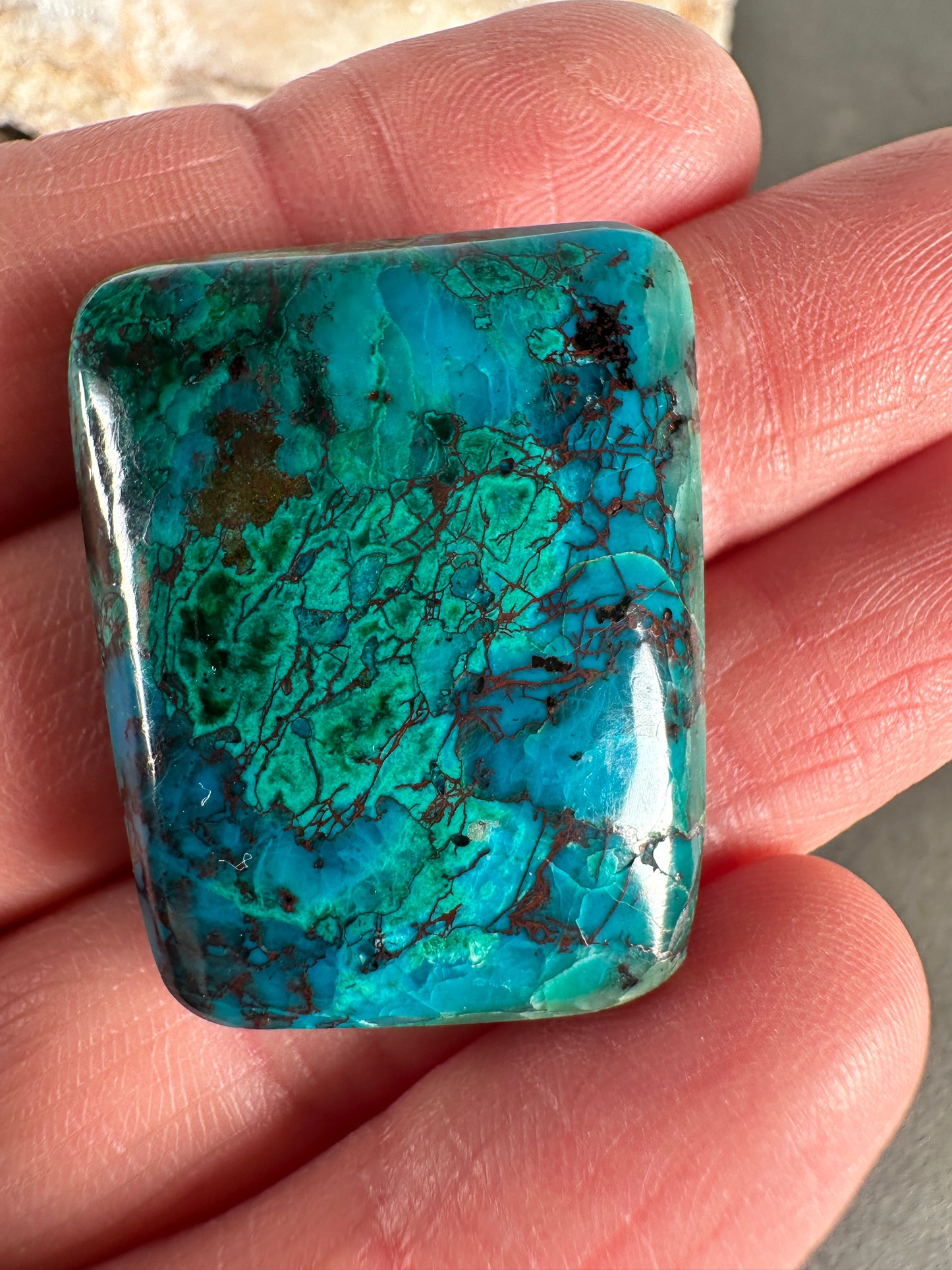 Chrysocolla & Malachite - old stock