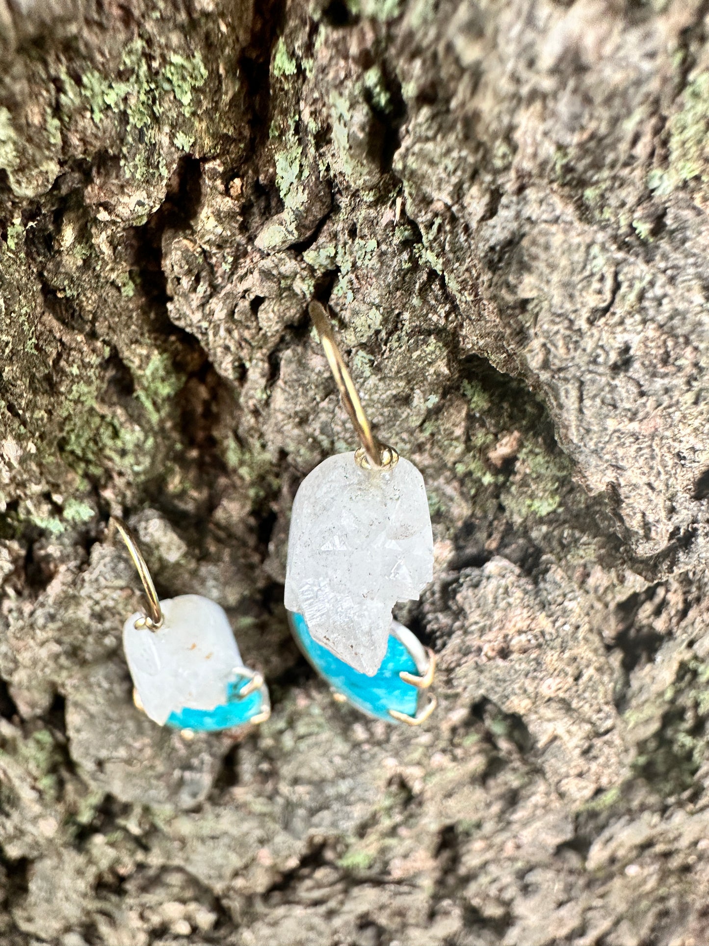 Turquoise and druzy