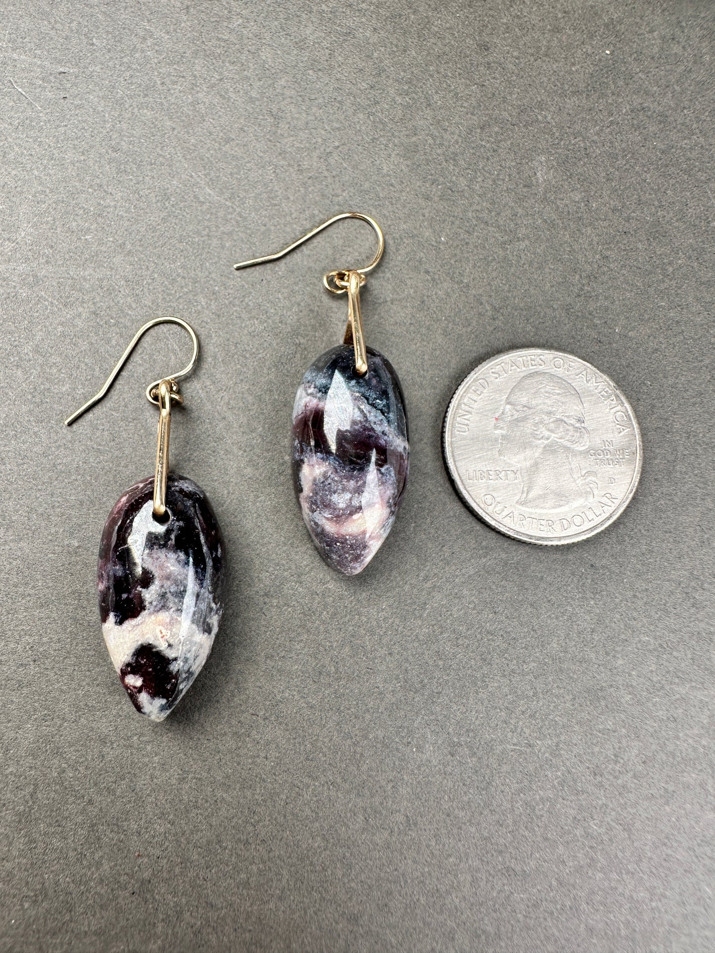 Indian blanket jasper teardrops