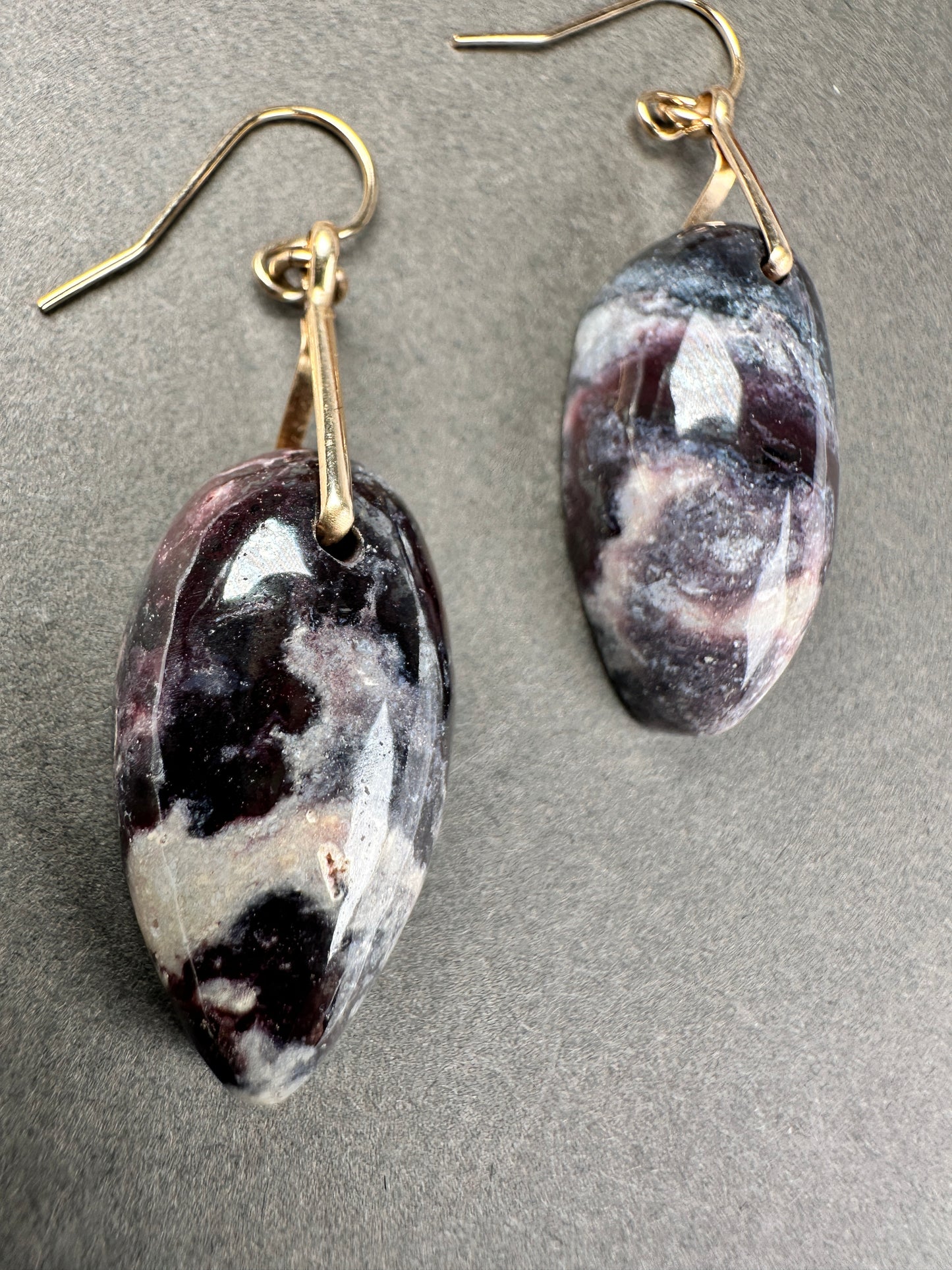 Indian blanket jasper teardrops