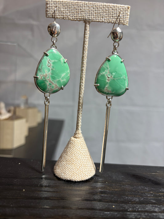 Variscite and Sterling silver