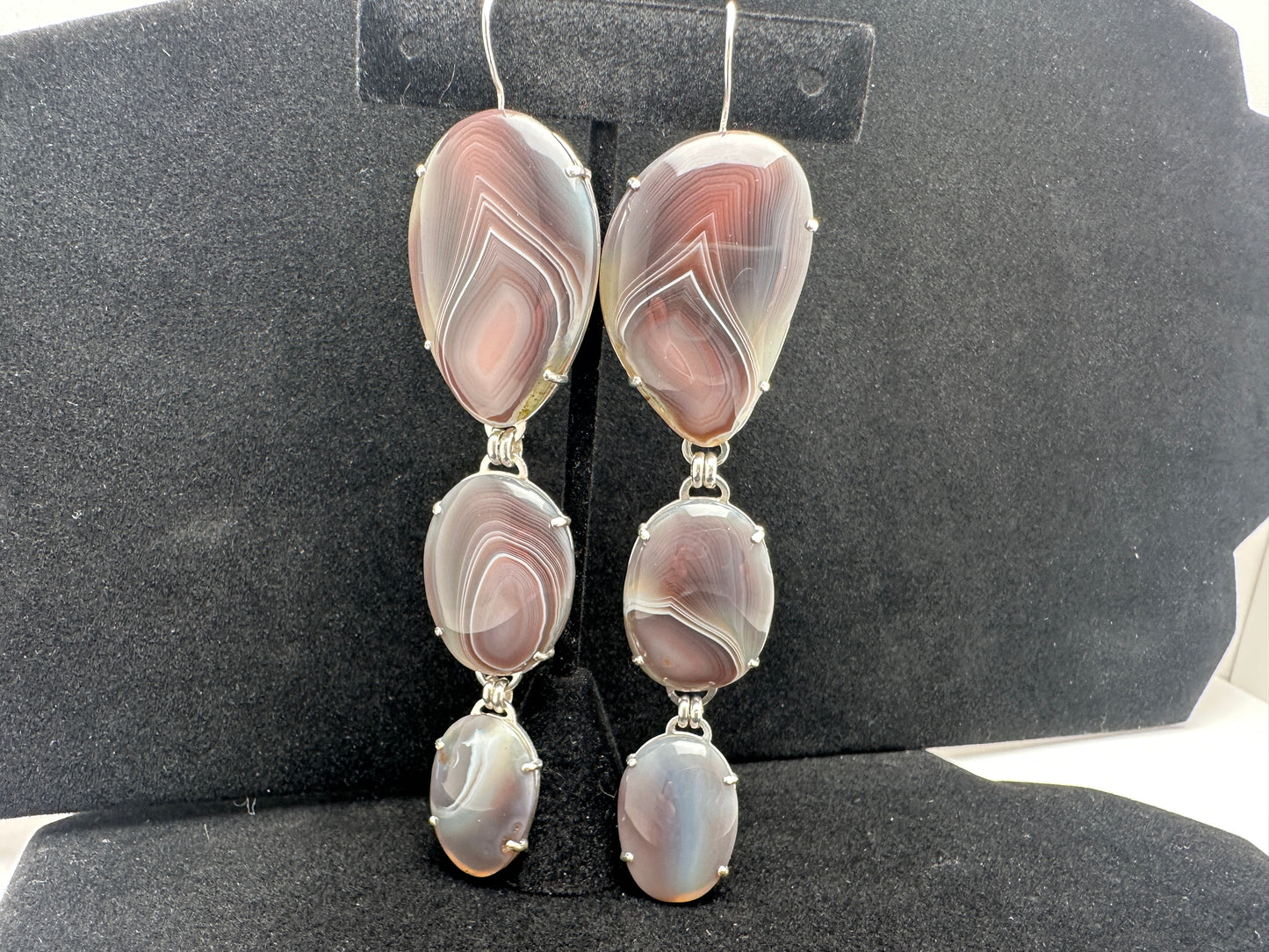 Botswana Agate - triple drop