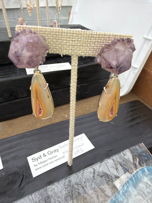 Cactus amethyst + Mexico geode