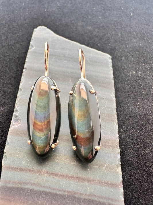 Rainbow obsidian