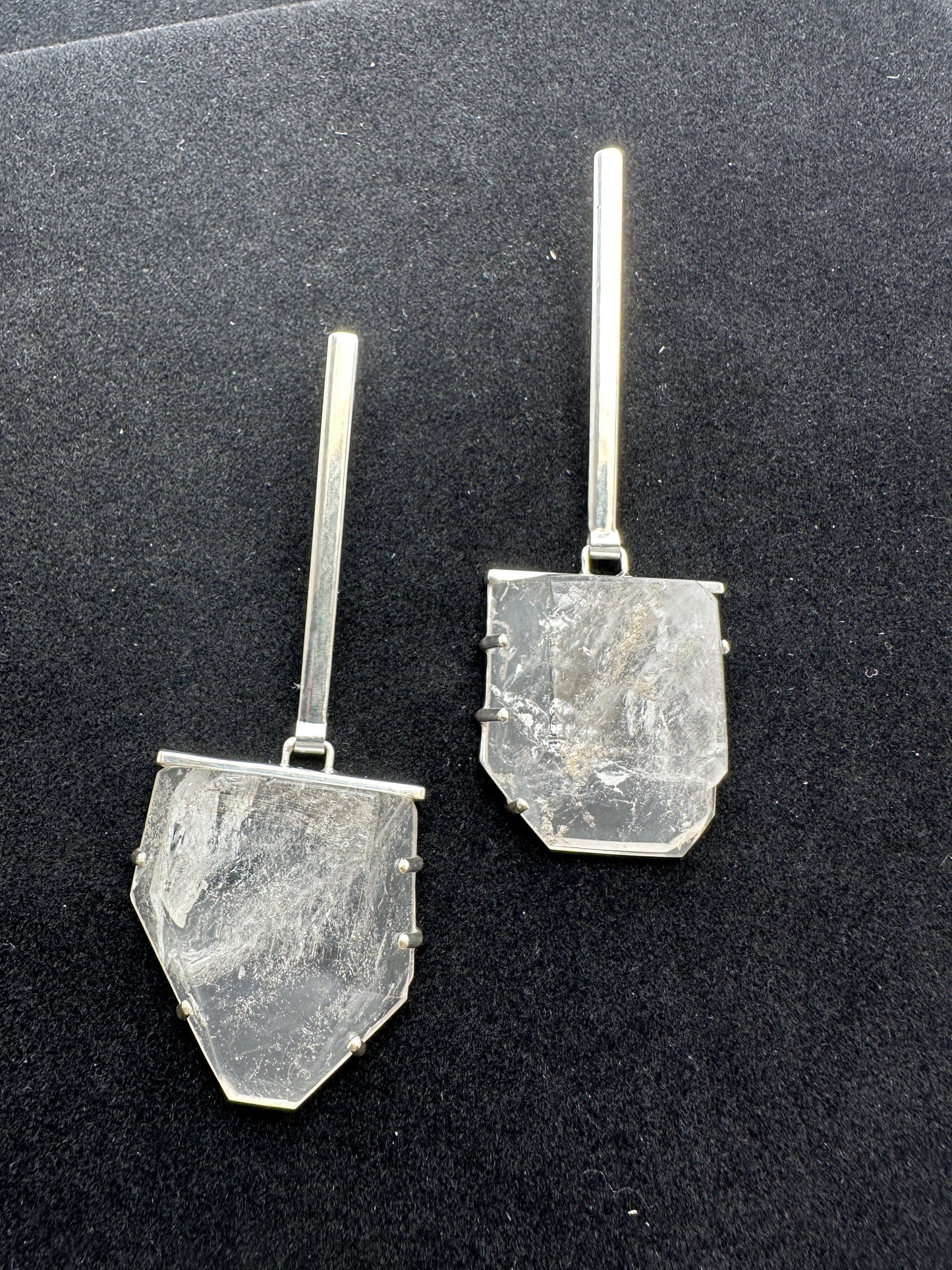 Quartz points - dangly