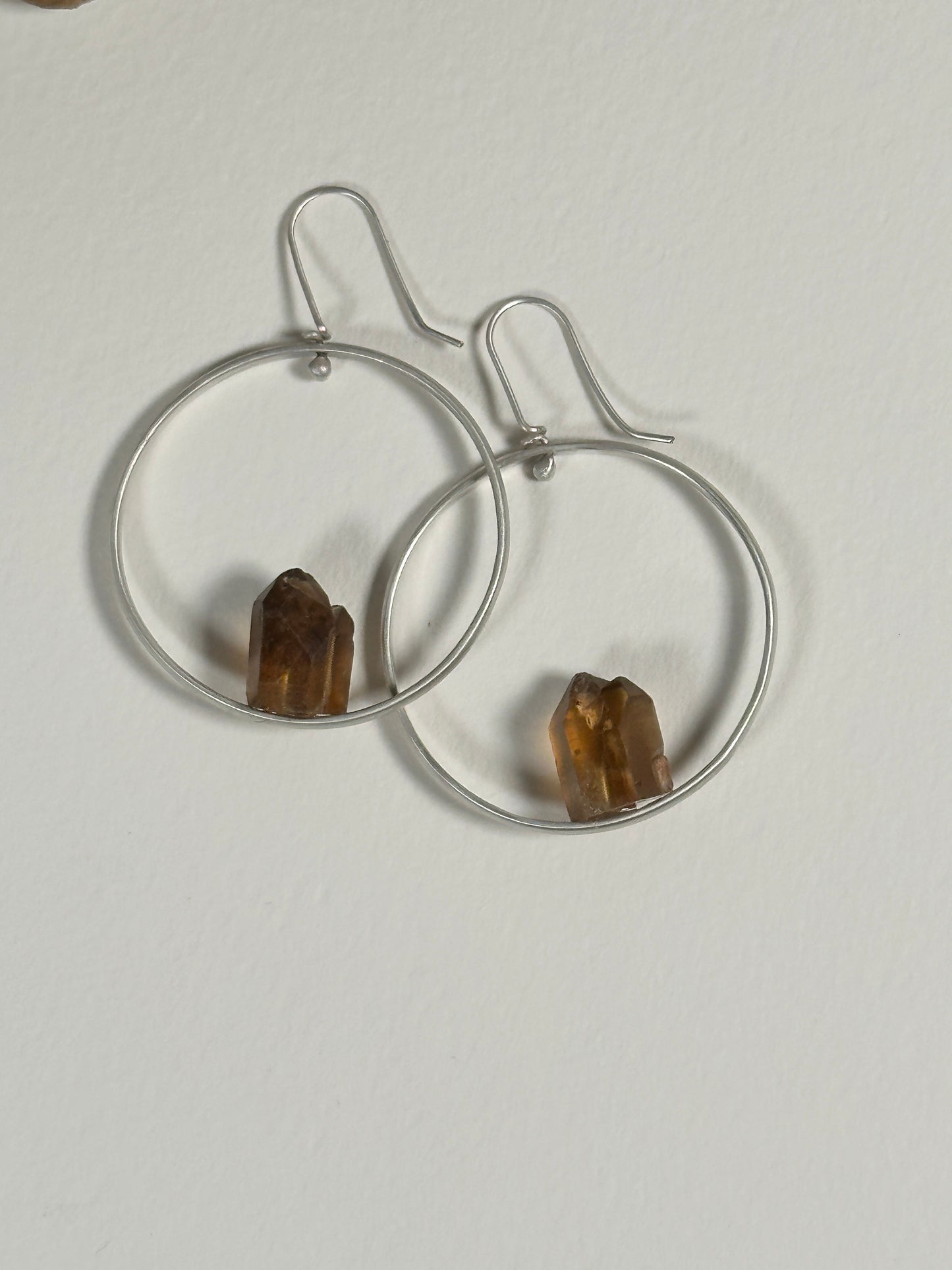 Raw citrine points