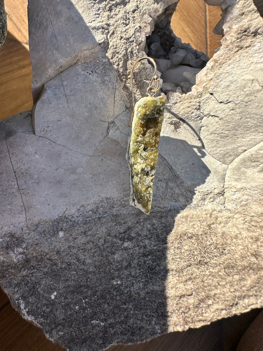Ocean Jasper earring - single