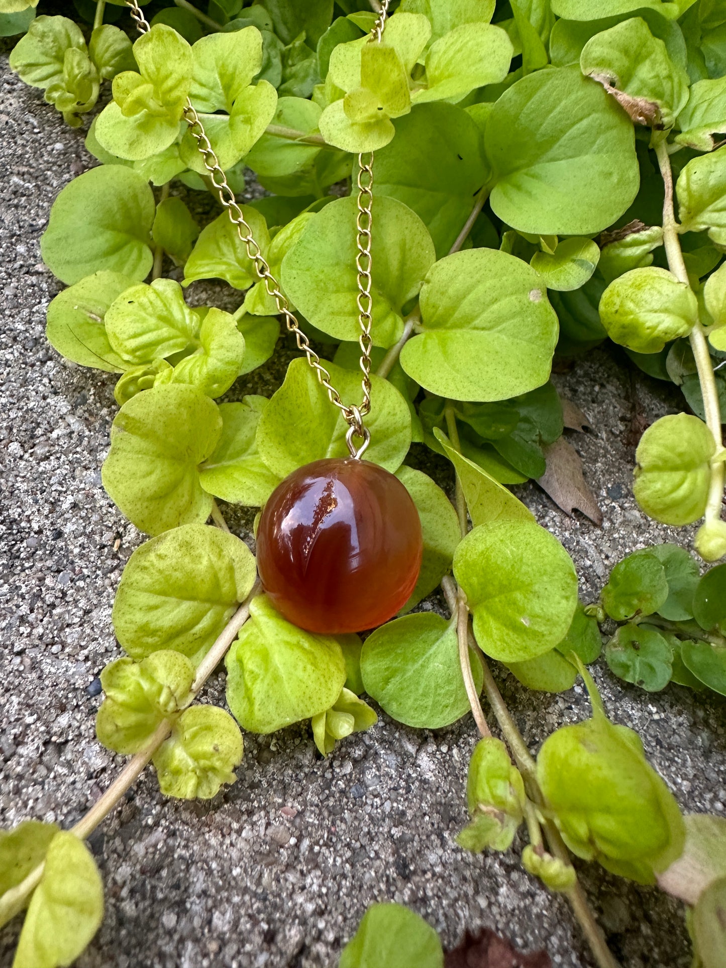 Brazilian agate druzy necklace