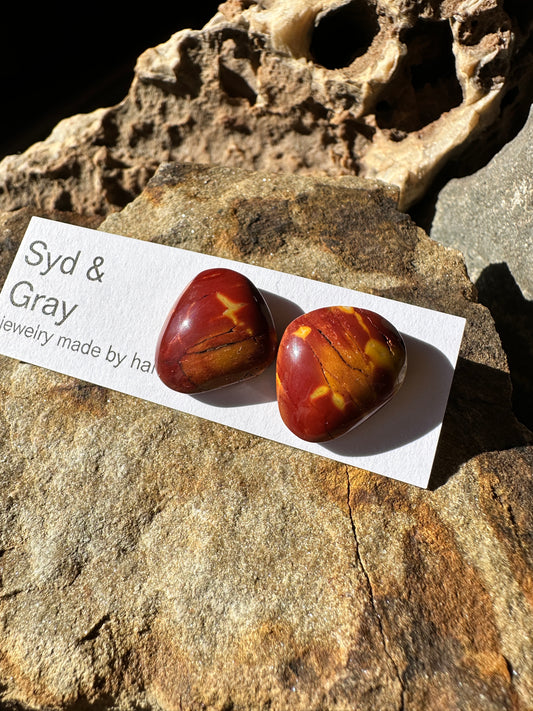Mookaite studs