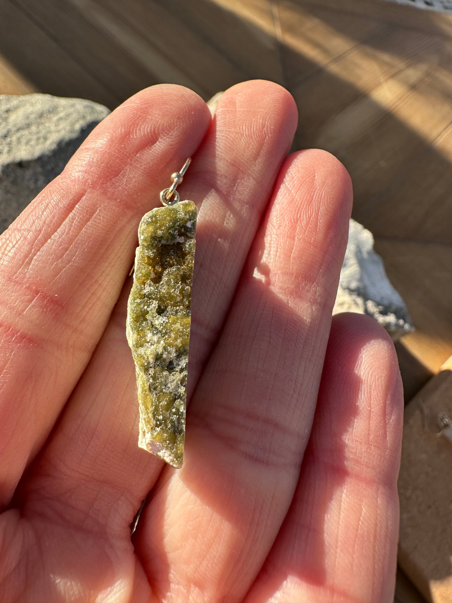 Ocean Jasper earring - single