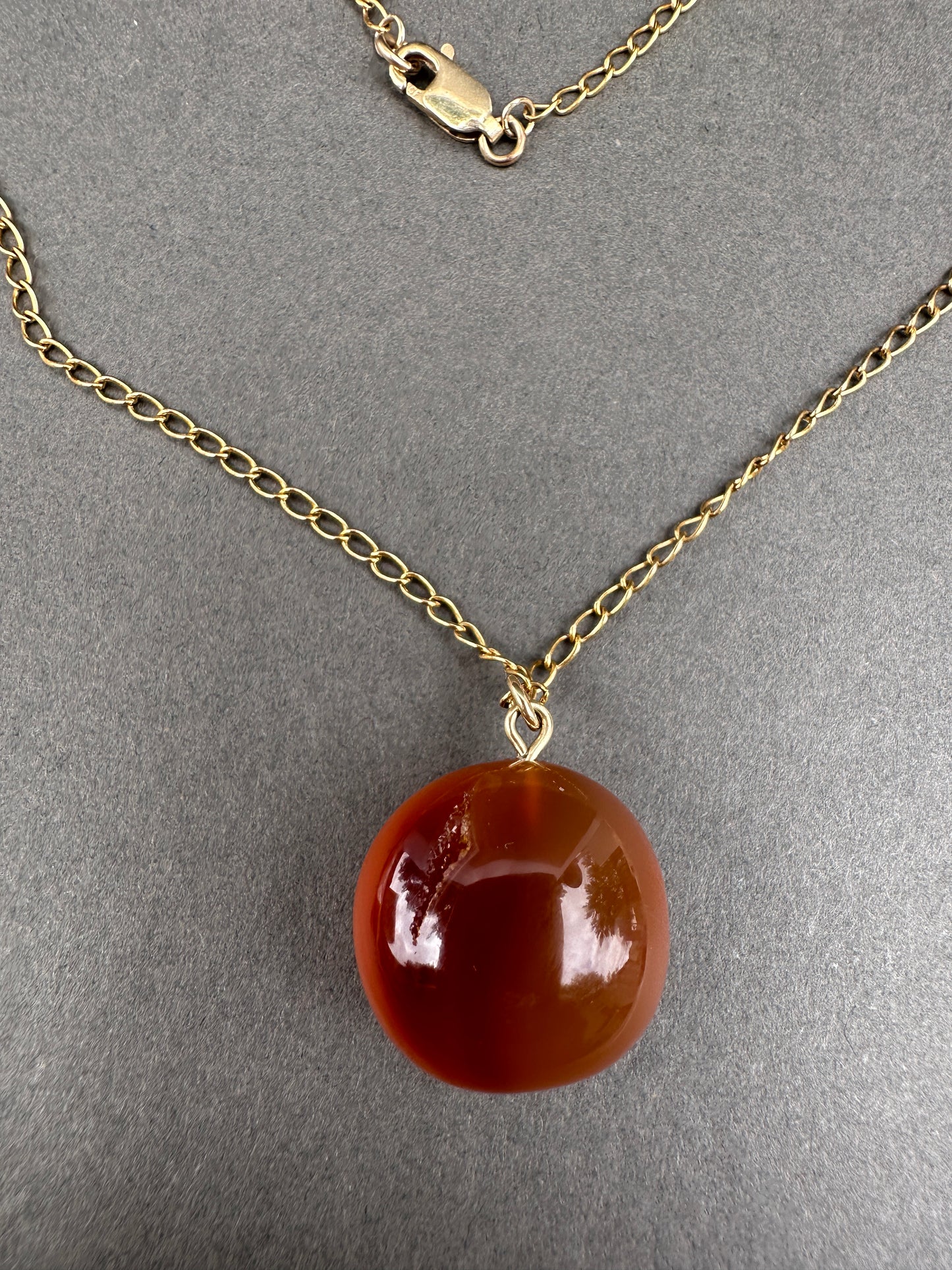 Brazilian agate druzy necklace
