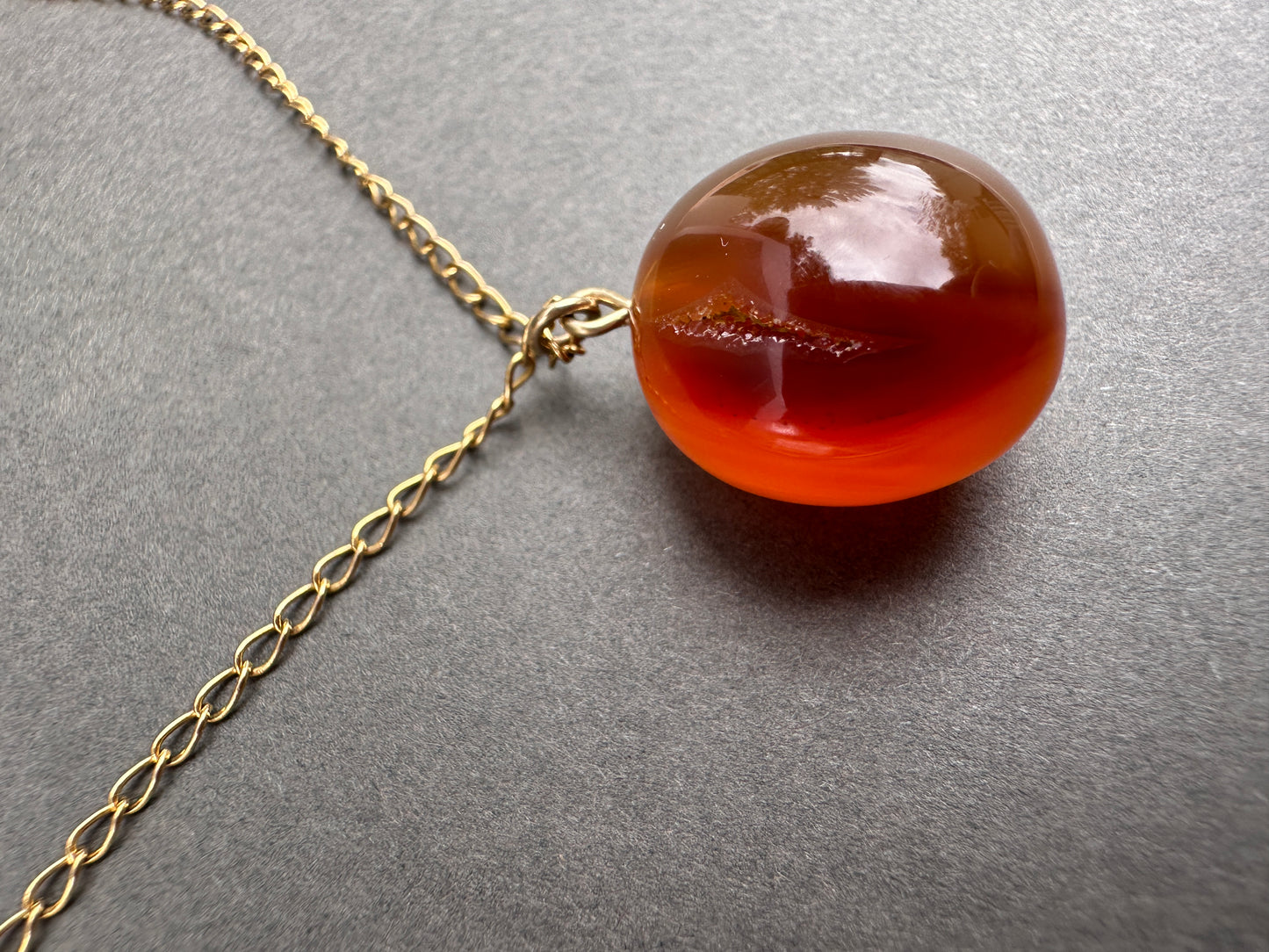 Brazilian agate druzy necklace