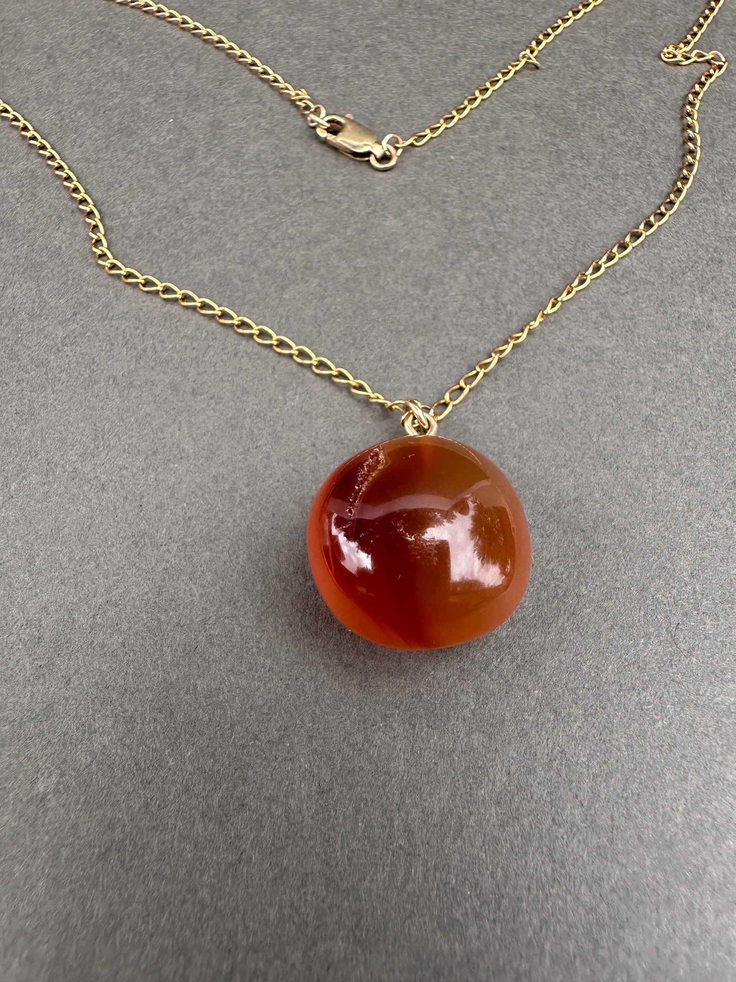 Brazilian agate druzy necklace
