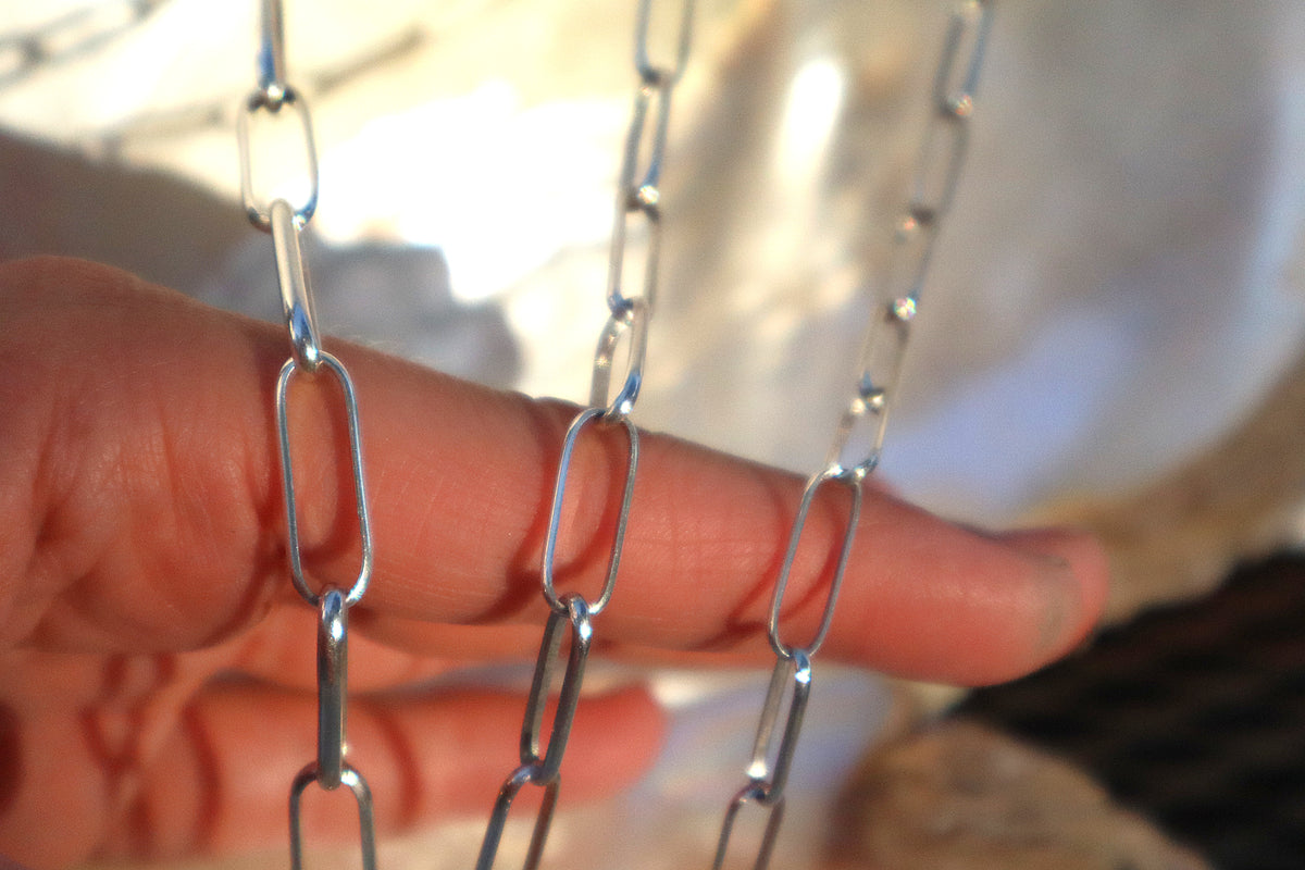 Paperclip chain - small with S hook closure