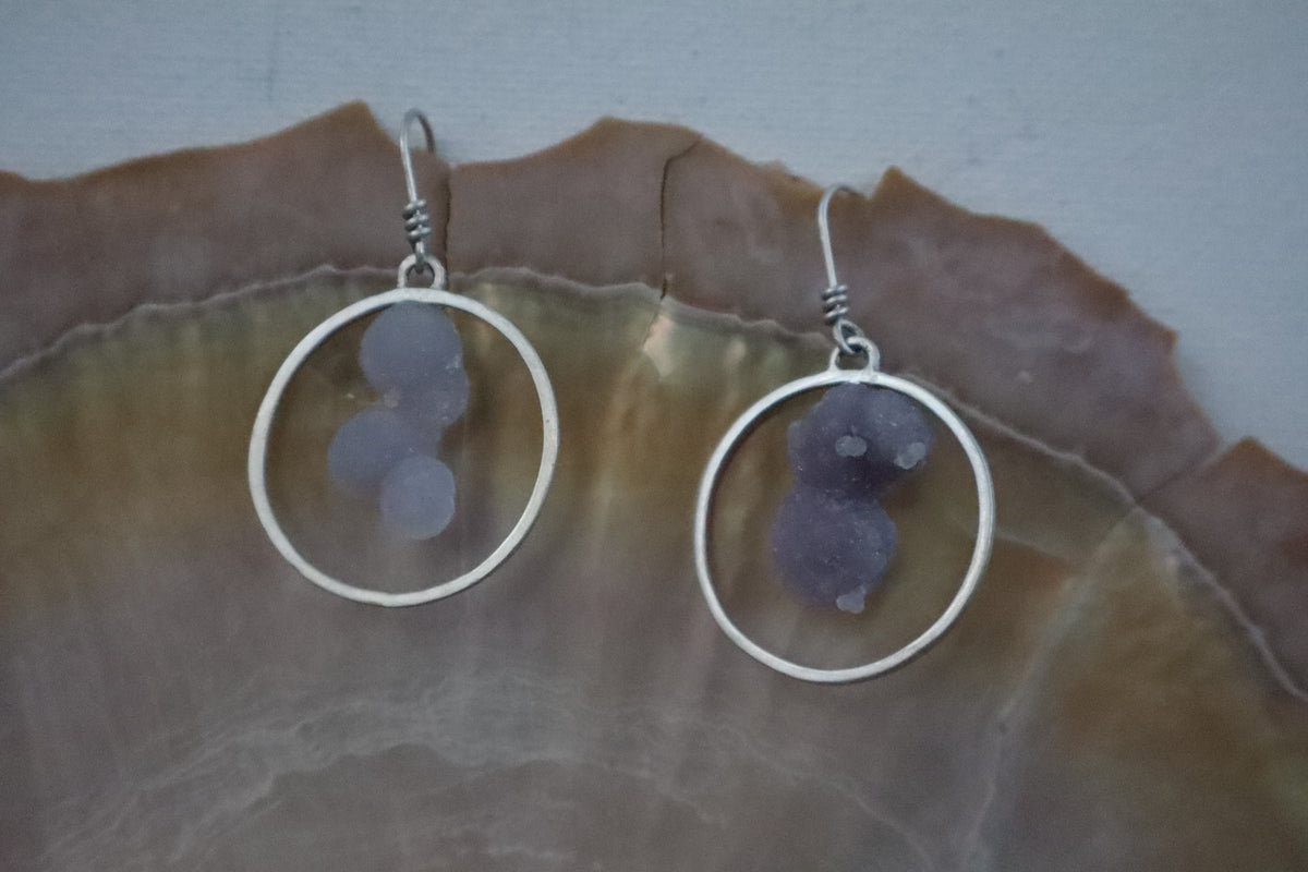 Grape agate clusters