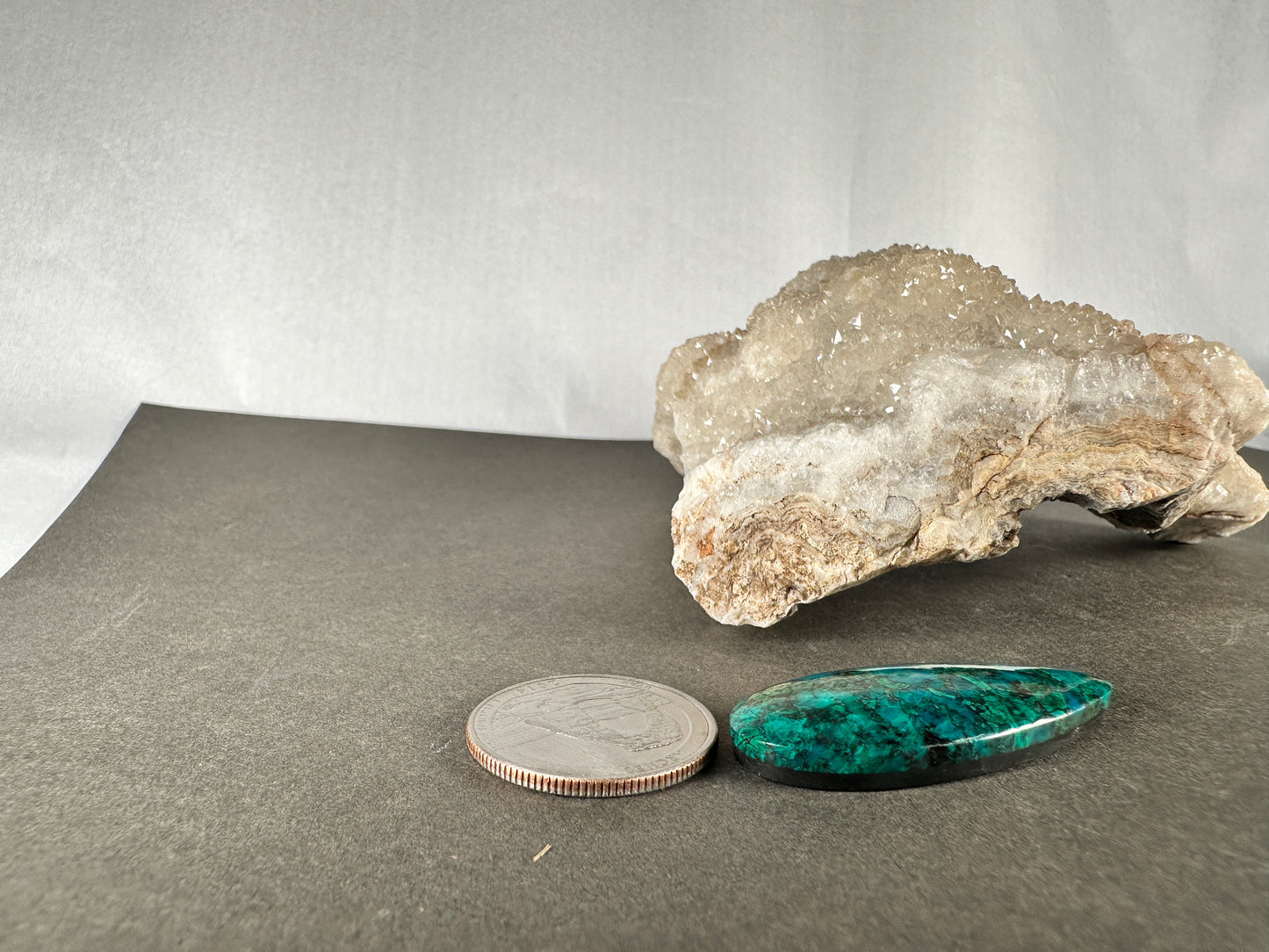 Chrysocolla & Malachite - old stock