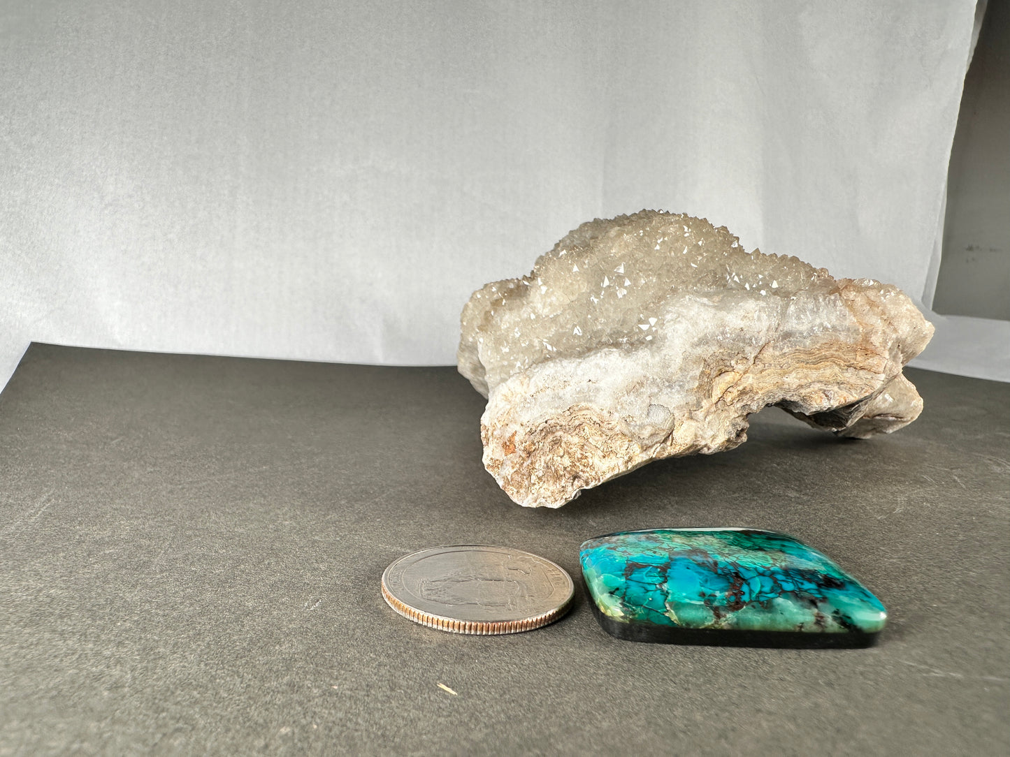 Chrysocolla & Malachite - old stock